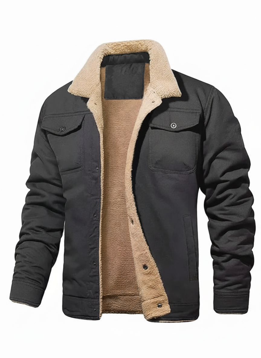 Boma | Bomberjakke I Bomuldsfleece Mørkeblå 1