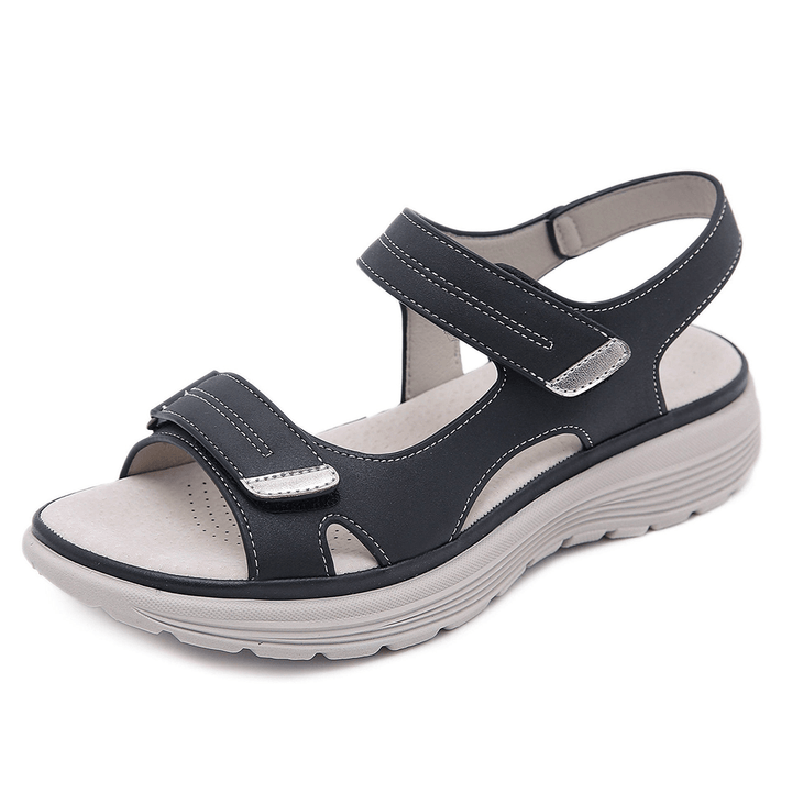 Sienna | Dame Ortopædiske Sandaler Med Velcrolukning
