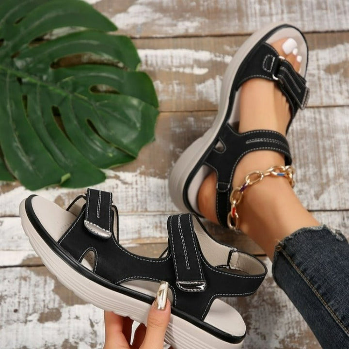 Sienna | Dame Ortopædiske Sandaler Med Velcrolukning 4