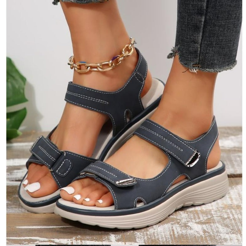 Sienna | Dame Ortopædiske Sandaler Med Velcrolukning 8